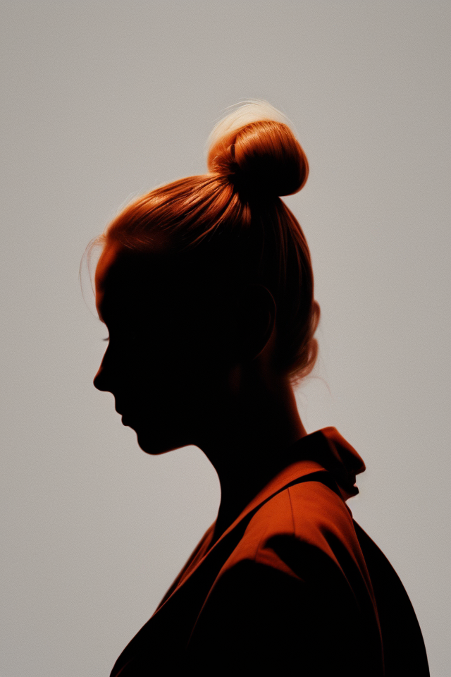 08260-411185028-1girl,spotlight,silhouette,cowboy shot,hair bun,gallus,simple background,white background,dark theme,_lora_spotlight_0.2_,.png